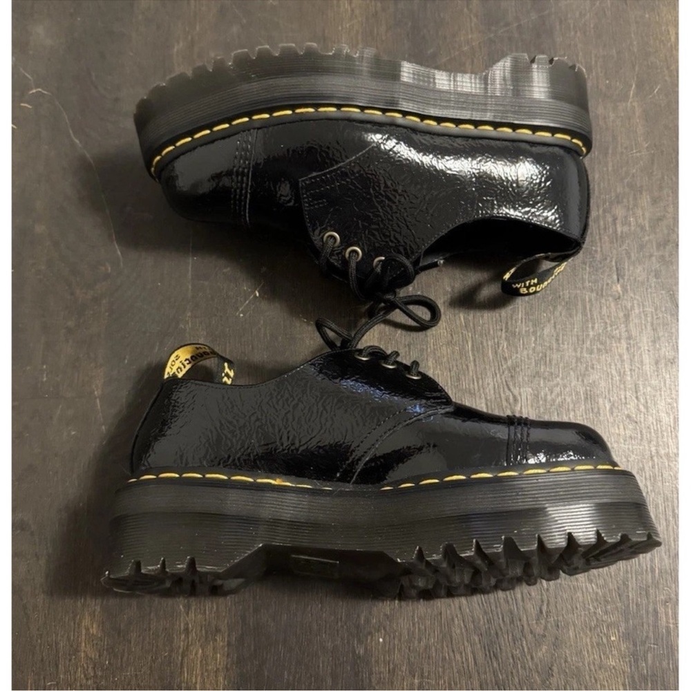 NWOT Doc Martens 1461 Quad TC Patent Leather Platform Oxfords